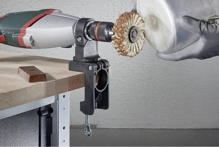 Produktbild wolfcraft 1 Kombihalter Kunststoff für Bohrmasch.
