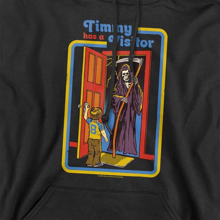 Produktbild Steven Rhodes Timmy Has A Visitor Kapuzenpullover (L)