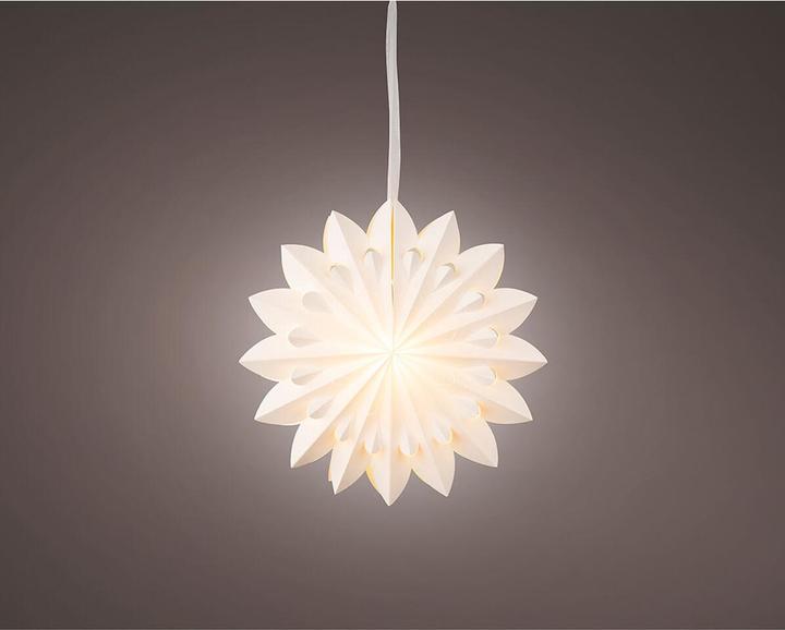 Produktbild Lumineo LED-Stern - Papier - weiss - ca. 40 cm