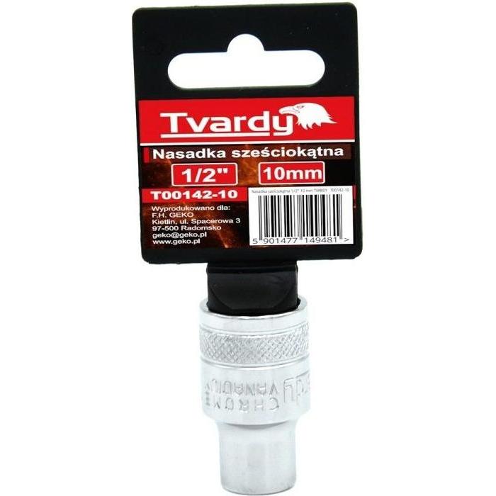 Tvardy, Steckschlüssel + Stecknuss, Steckkopf 1/2 10 mm (10 mm)