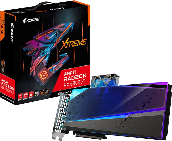 Produktbild Gigabyte AORUS Radeon RX 6900 XT XTREME WATERFORCE WB 16G (16 GB)
