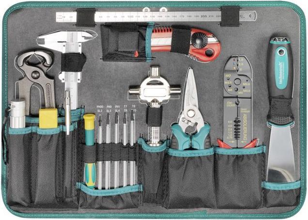 Produktbild technocraft ABS-Werkzeugkoffer Pro Chrome 185