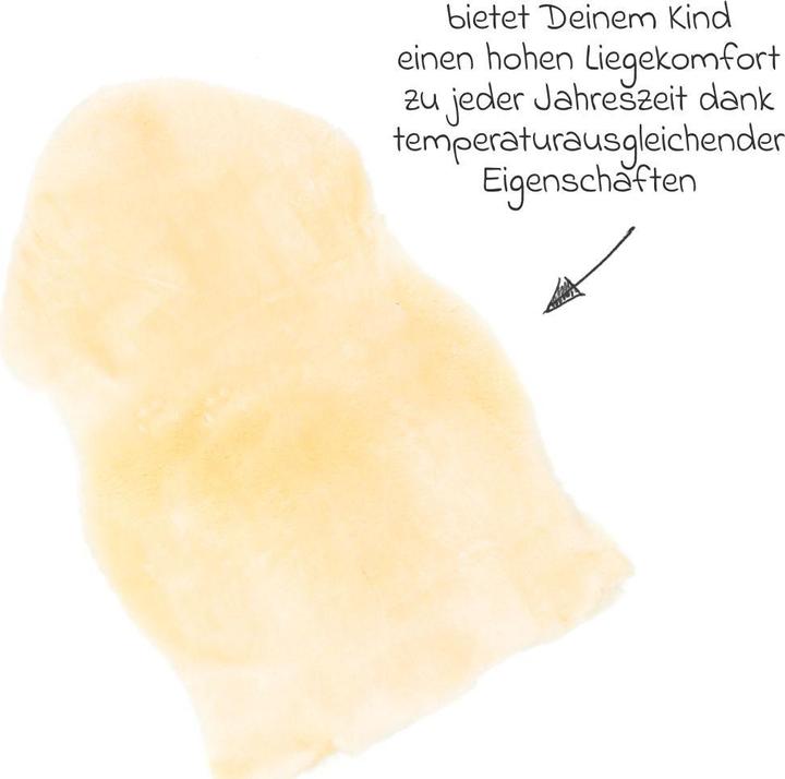 Image du produit Fillikid Peau d'agneau naturelle (75 cm)