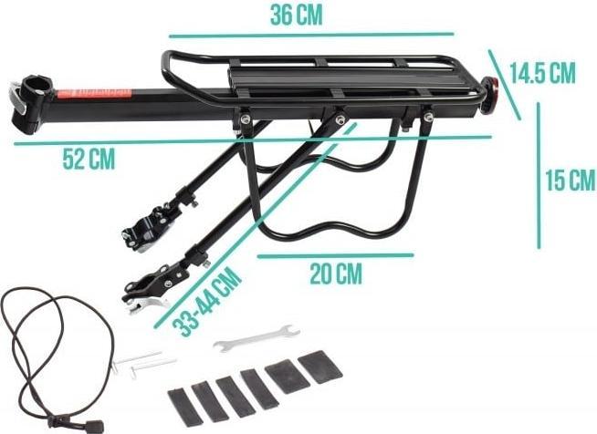 Actual product image Storag Adjustable bike rack