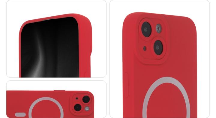 Produktbild Tecto Shield Silicon Soft Mag Case for iPhone 15 Pro 6,1" red (Apple iPhone 15 Pro)