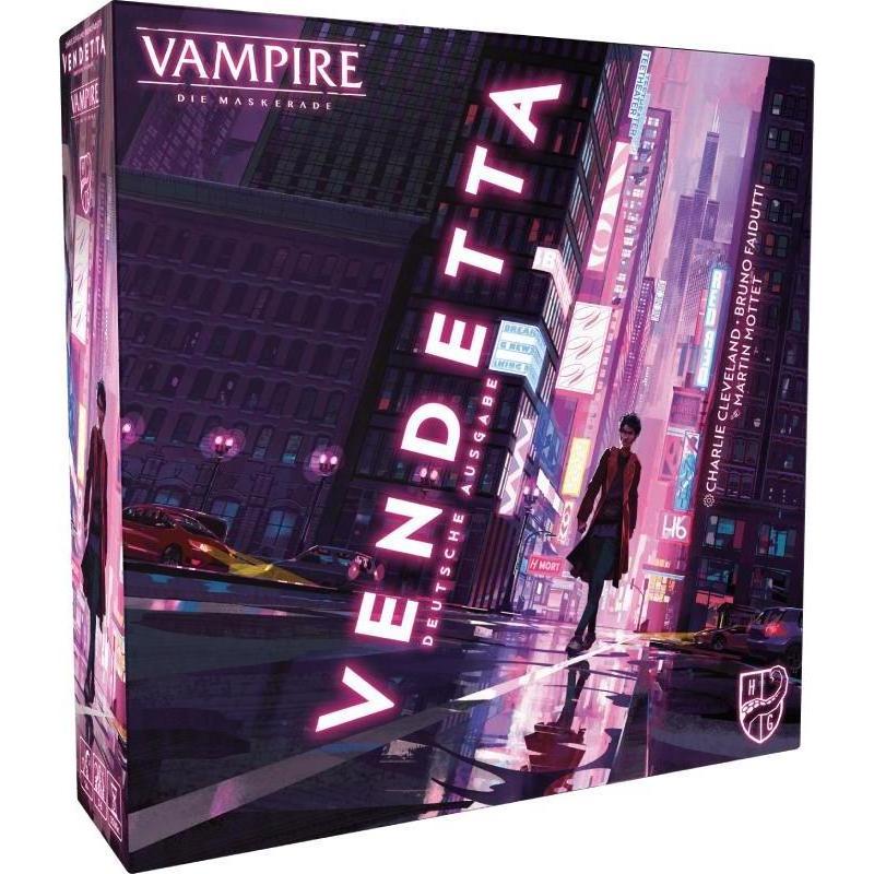 Horrible Guild HR021 - Vampire: Vendetta - Kartenspiel, für 3-6 Spieler, ab 14 Jahren (DE-Ausgabe) (Deutsch)