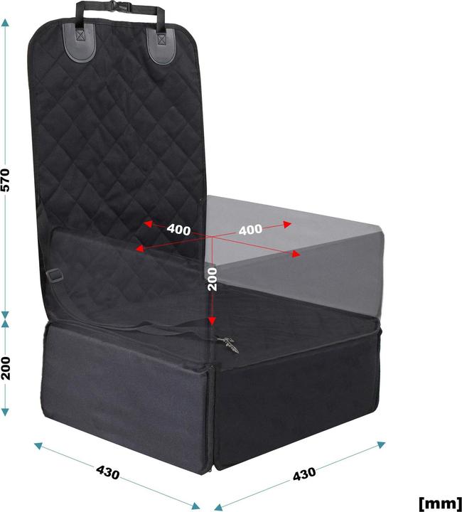 Actual product image Fudajo Dog seat (Dog, Foldable, Washable)