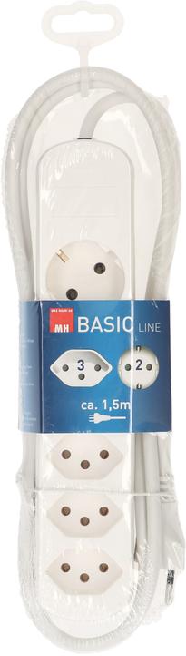 Produktbild Max Hauri Basic Line (5x, CEE 7/3, Typ 13, 1.50 m)