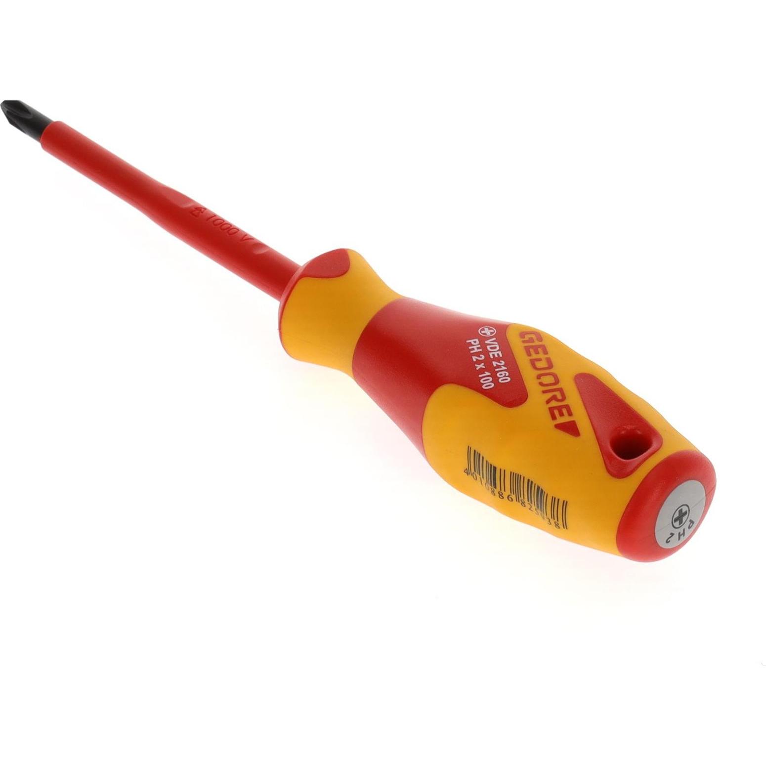 Thumbnail - Gedore, Schraubenzieher, VDE 2160 PH 2 VDE-Schraubendreher Kreuzschlitz PH 2 (Phillipps-Kreuzschlitz (PH))