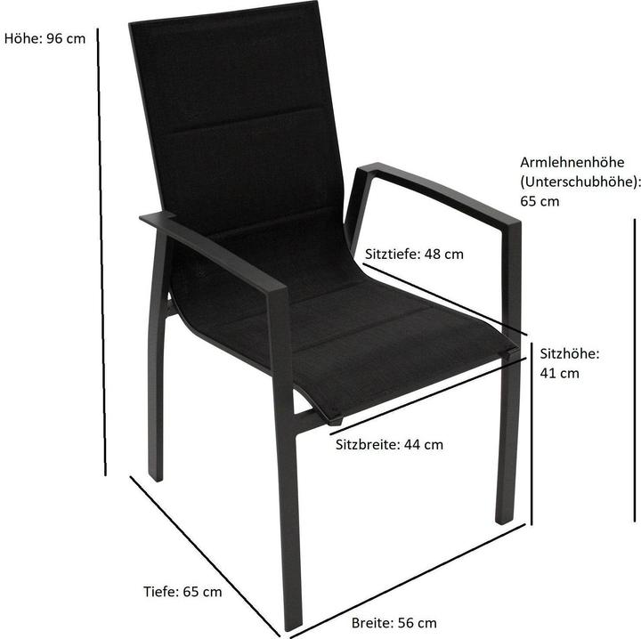 Image du produit Degamo Gartengarnitur REIMS (180 x 100 x 75 cm)