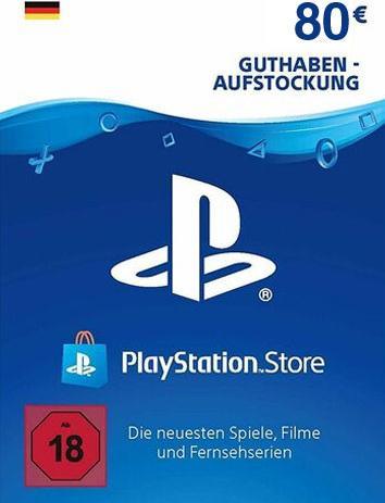 Sony PSN Code 80 Euro Code wird als PDF Datei geliefert PlayStation Network Einzweckgutschein