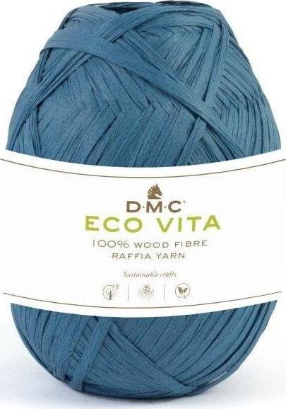 Immagine prodotto DMC Cavo filato per tessuto Eco Vita Raffia 50 g, blu, confezione da 50 g (100 m)
