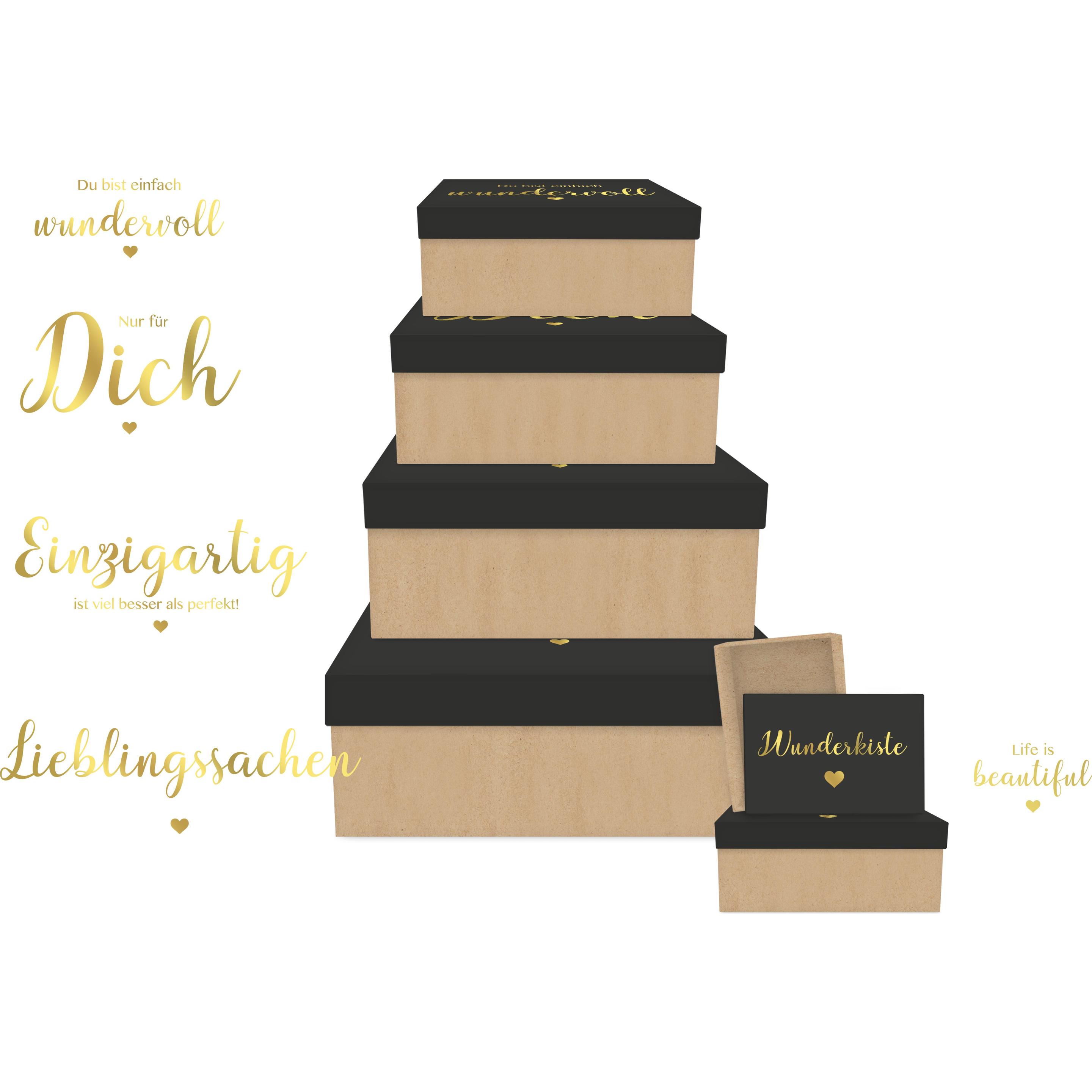 Thumbnail - Braun + Company, Geschenkverpackung, Kartonage 6 er Lieblingssachen (Geschenktüte, 6 x)