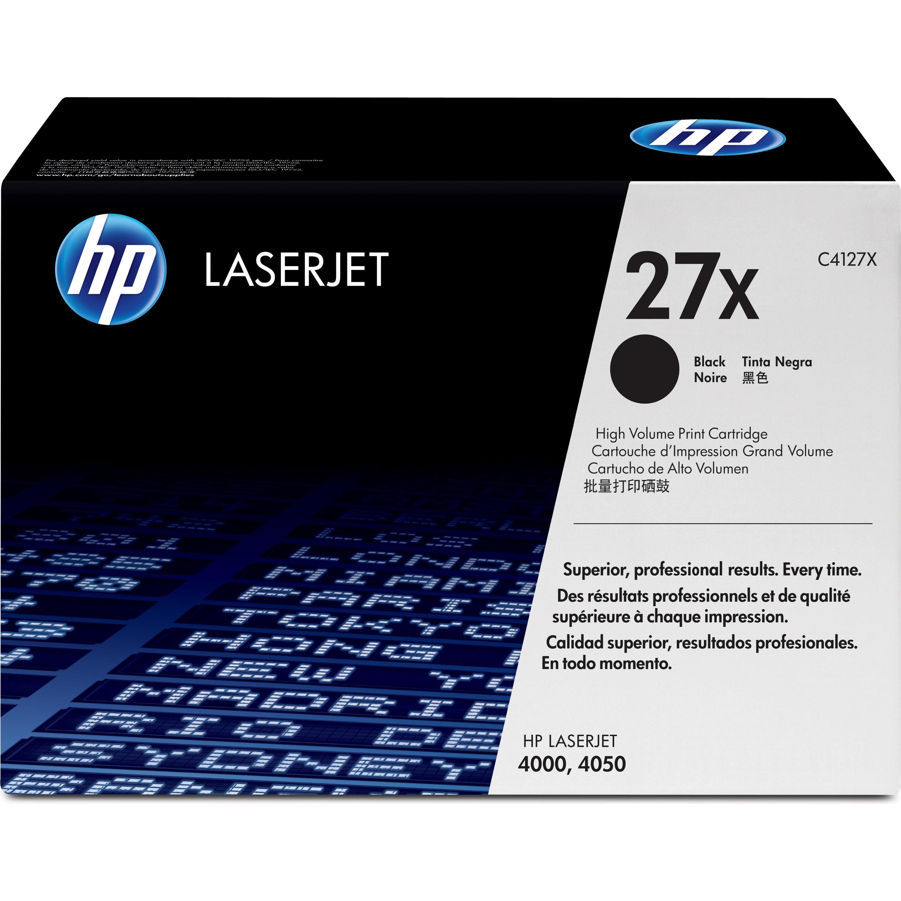 HP, Toner, 27x (BK)