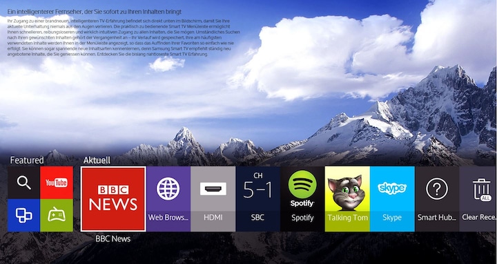 Actual product image Samsung Ue55js8580 (55", 4K, 2015)