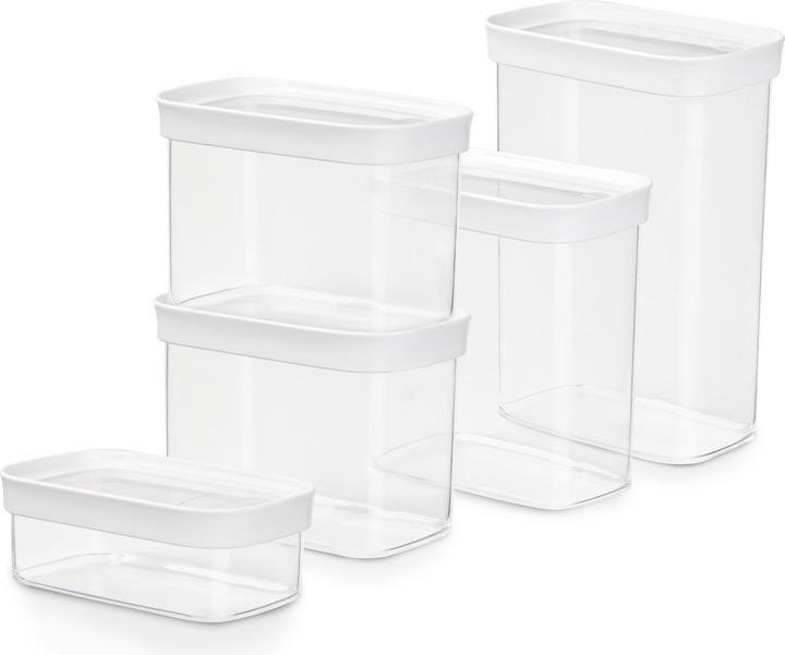 Emsa Storage Jar Optima Set of 5 (6.25 l)