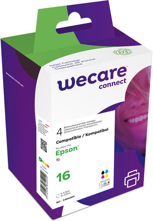 Immagine prodotto Wecare Multipack ricostruito CMYBK T162640 per Epson WF2010 5,7/3x3,2ml (CMYK)
