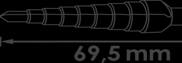 Actual product image Vigor HSS step drill 4 - 12 mm V23 (4 - 12)