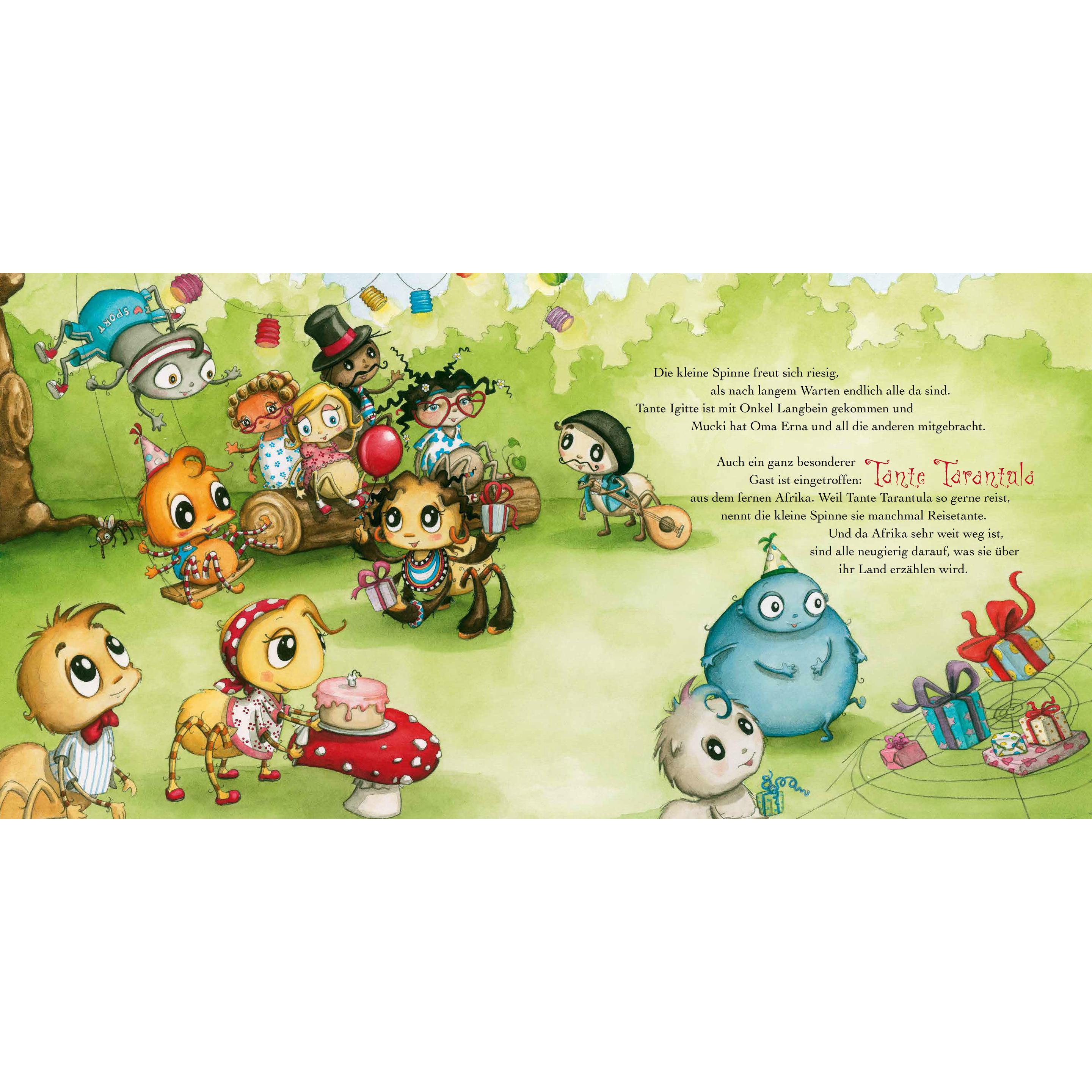 Thumbnail - Die kleine Spinne Widerlich - Der Geburtstagsbesuch (Mini-Ausgabe), Kinderbücher von Diana Amft