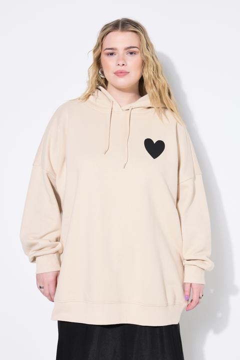 Immagine prodotto Studio Untold Maglia dal taglio oversize con cappuccio e stampe con Heart (42, 44)