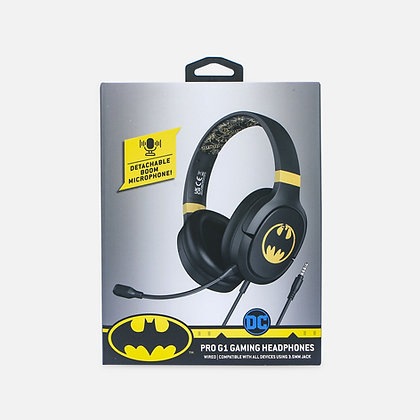 Produktbild OTL Technologies DC Comics DC0885 Kopfhörer & Headset Verkabelt Kopfband Gaming Schwarz, Gelb (Kabelgebunden)