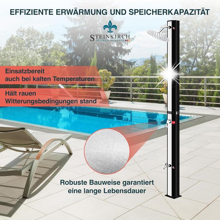 Produktbild Steinkirch Solar Gartendusche