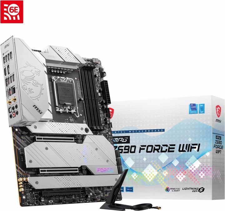 Produktbild MSI MPG Z690 Force Wifi (LGA 1700, Intel Z690 (DDR5), ATX)