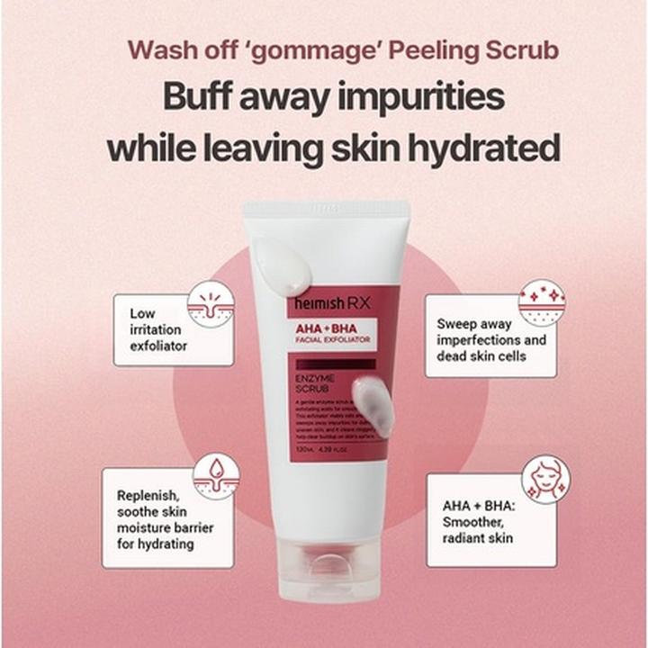 Produktbild Heimish Rx AHA BHA Enzyme Scrub Gesichtspeeling Scrub Chemisches Peeling (Reinigungspeeling)