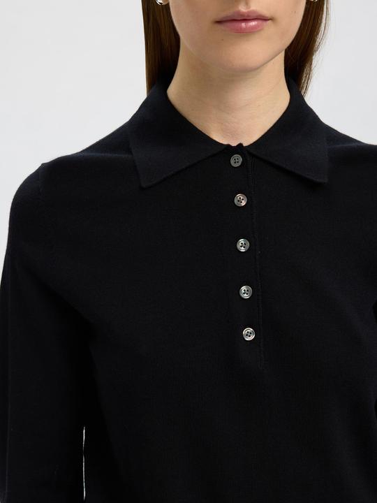 Produktbild Selected Femme Slfthea Ls Knit Merino Collar Neck Noos (M)