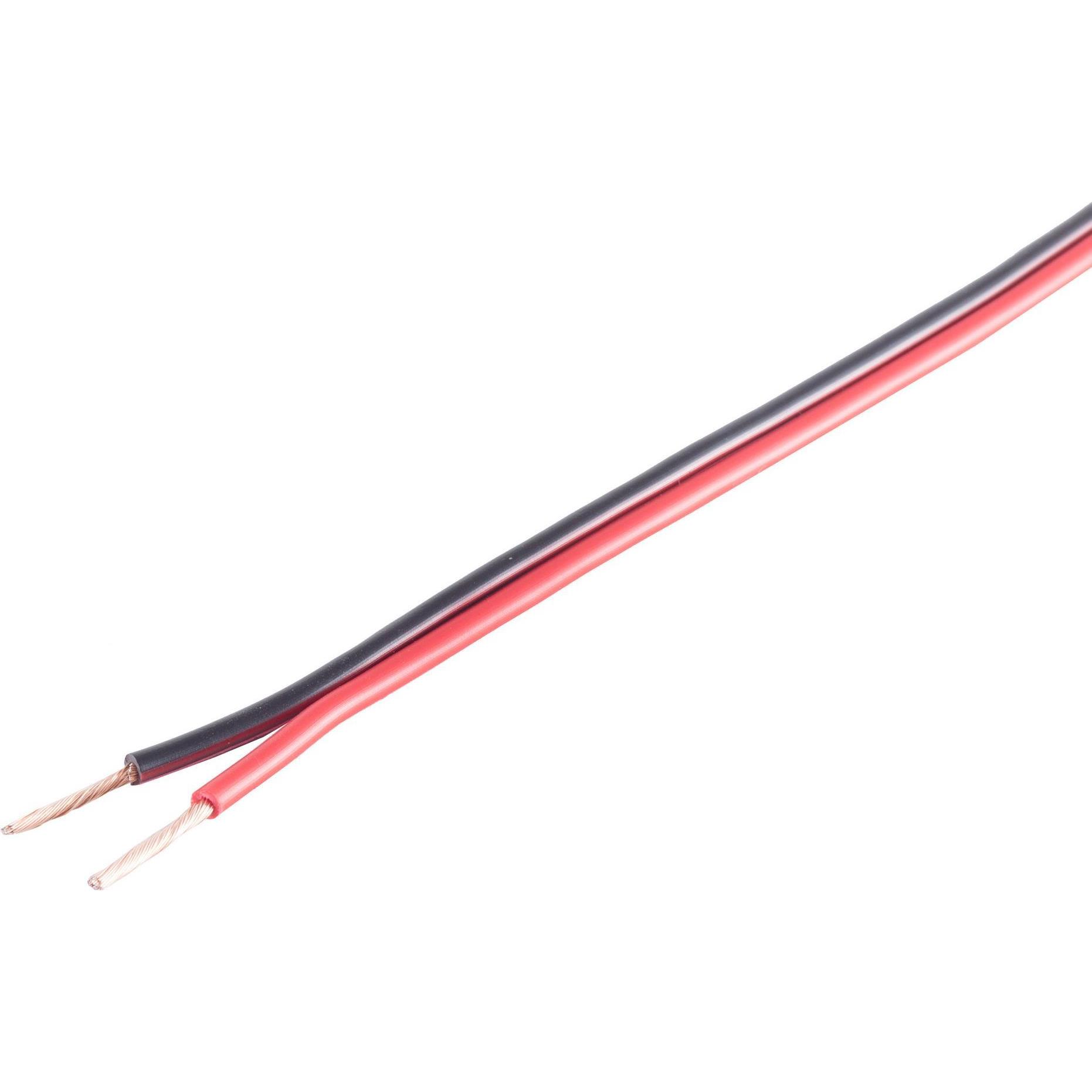 Shiverpeaks S/CONN maximum connectivity Lautsprecherkabel 1,5mm² 48x0,20 CCA rot/schwarz 25m (25 m, 1.50 mm²), Lautsprec...