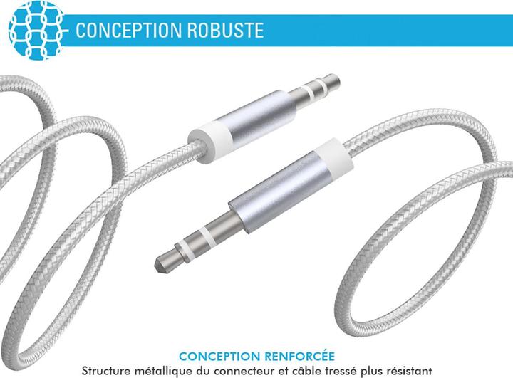 Actual product image Force Power Audio Kabel 3.5mm/3.5mm Verstärkt (3 m)