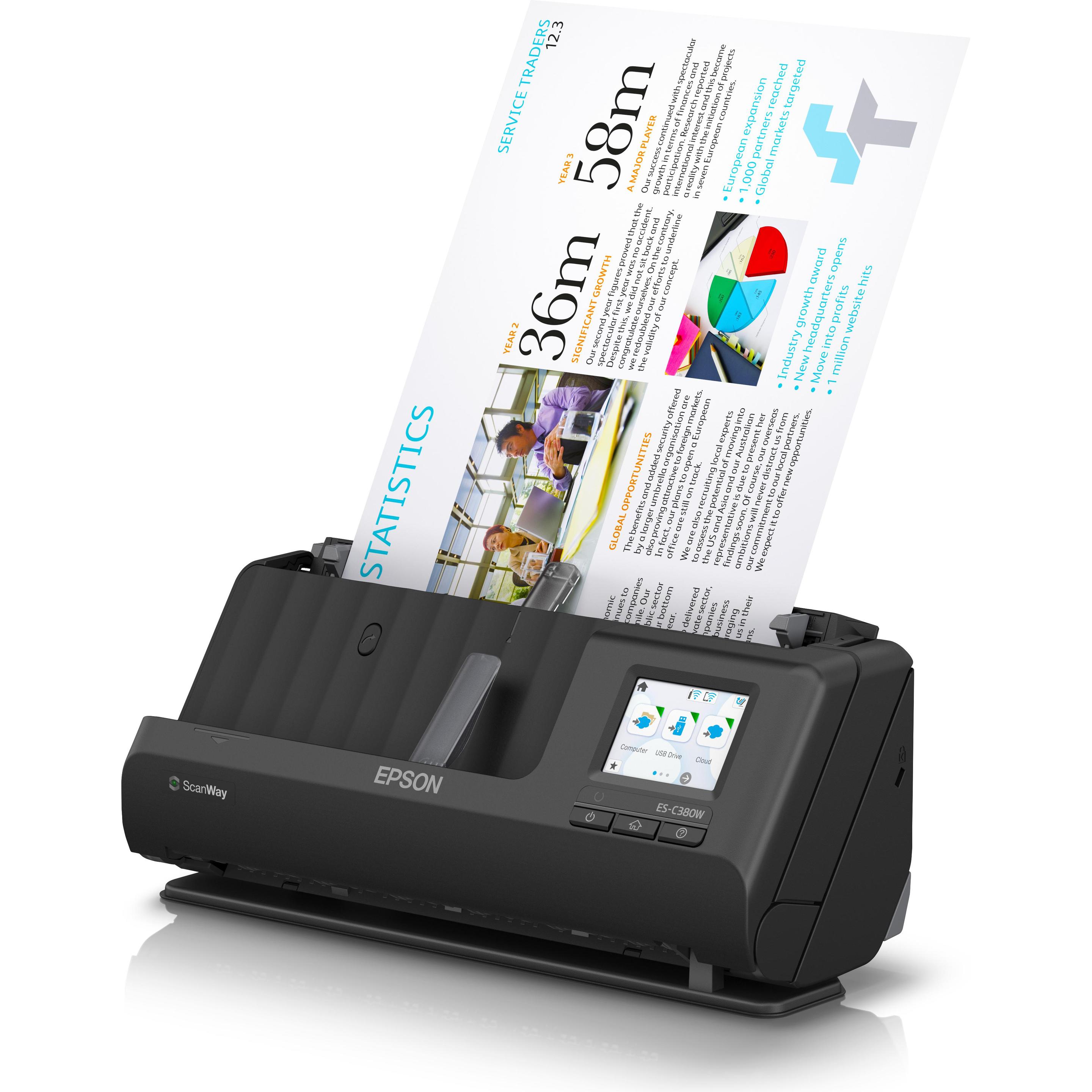 Epson, Scanner, ES-C380W (USB, WLAN)