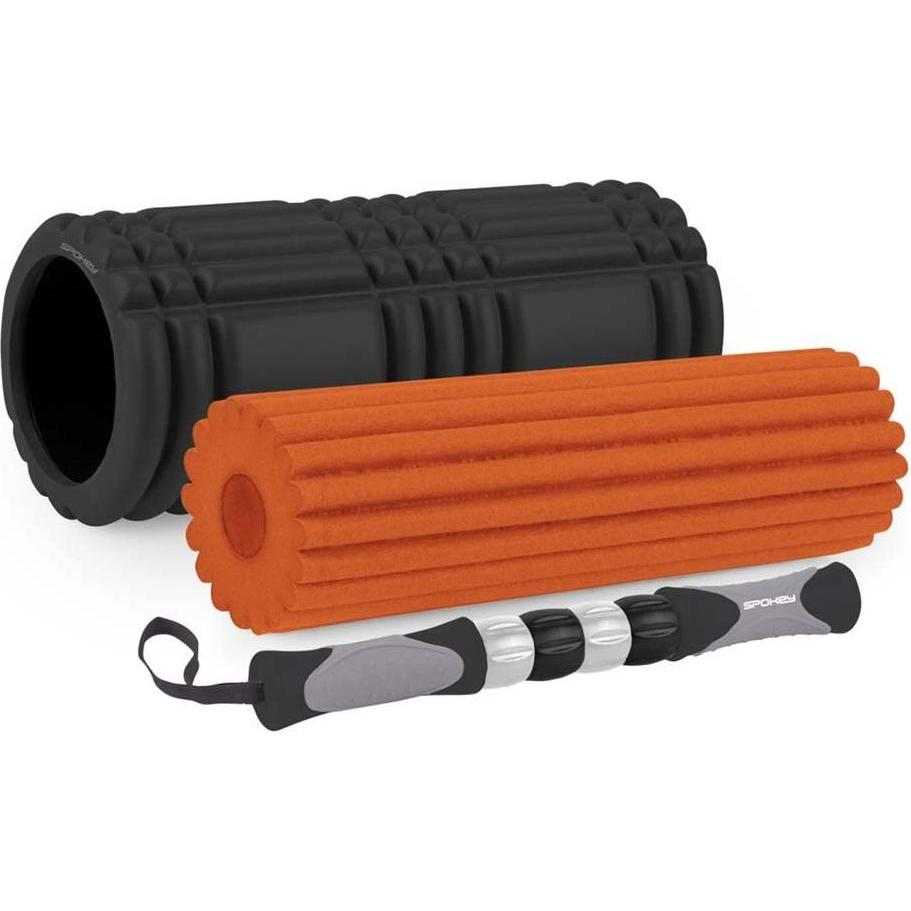 Spokey, Massagegerät, Mixroll Walze 3in1 orange-schwarz 928939