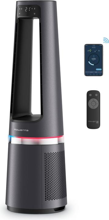 Productafbeelding Rowenta QU5072 Eclipse Connect 3-in1 Luftreiniger schwarz 2000 W (50 m²)