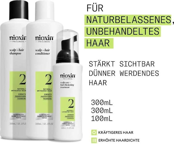 Image du produit Nioxin Thickening System 2 (Set soin capillaire)