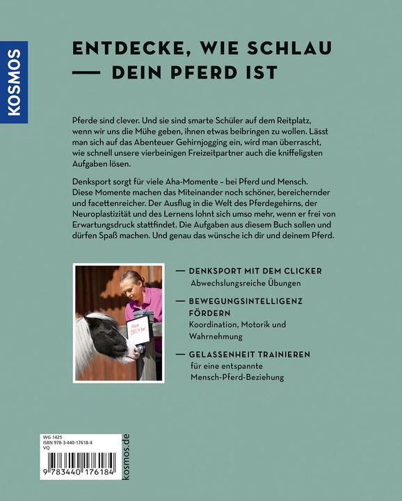 Actual product image Kosmos Gehirnjogging für clevere Pferde (German, Ruth Katzenberger-Schmelcher, 2024)