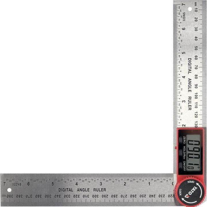 Actual product image Yato ELECTRONIC ANGLE MEASURER 200mm (20000 cm)