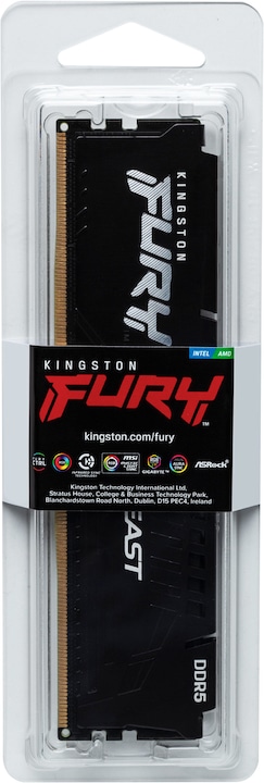 Produktbild Kingston FURY Beast (1 x 16GB, 5200 MHz, DDR5-RAM, DIMM)