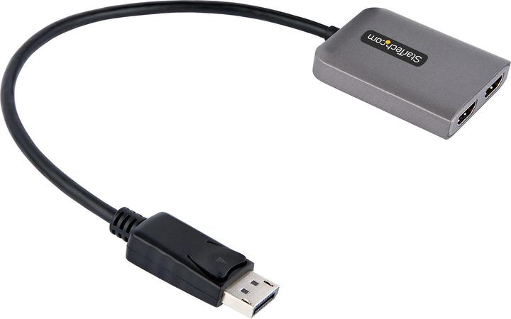 StarTech com DP naar Dual HDMI MST HUB - Dual HDMI 4K 60Hz - DisplayPort Multi Monitor Adapter met 1f (HDMI, 4.30 cm)