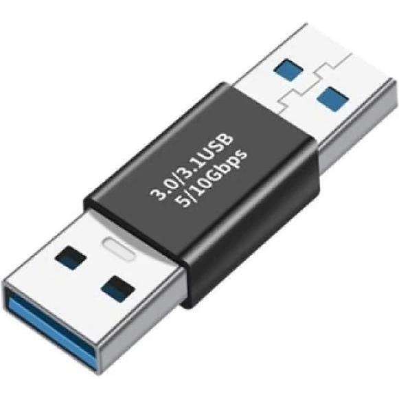 PowerGuard USB-A auf USB-A Kupplung Gender Changer (male/male) 10 Gbit/s Daten & Charge (USB 3.1), USB Kabel