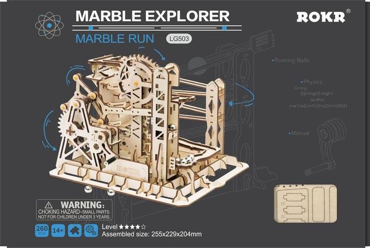 Rokr Murmelbahn Holzbausatz : Explorer