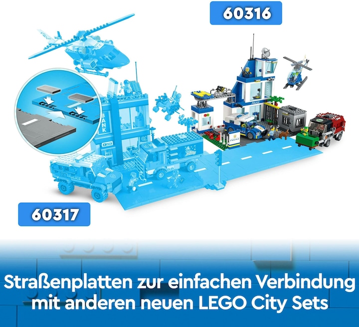 Immagine prodotto LEGO Stazione di polizia (60316, LEGO City)