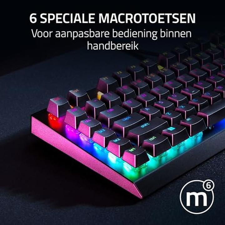 Produktbild Razer Klawiatura BlackWidow V4 X Green (RZ03-04700100-R3M1) (US, Kabelgebunden)