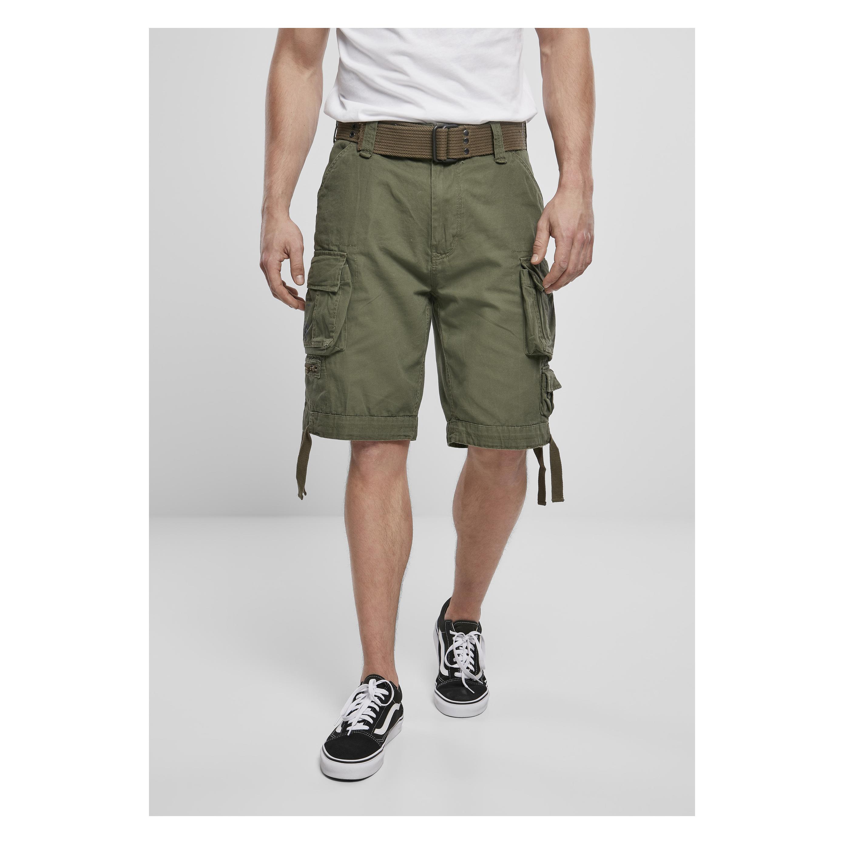 Brandit, Herren, Shorts, Savage Vintage Cargo Shorts, Grün, (M)