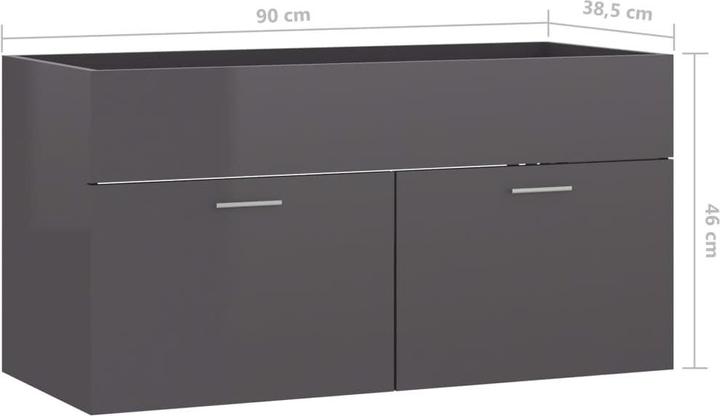 Image du produit VidaXL Meuble sous lavabo (90 x 38.5 x 46 cm)
