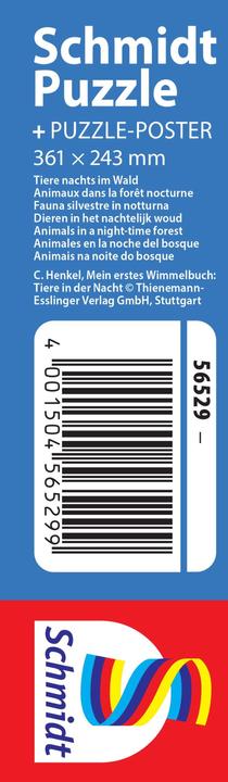 Actual product image Schmidt Spiele Tiere nachts im Wald 100 Teile (100 pieces)