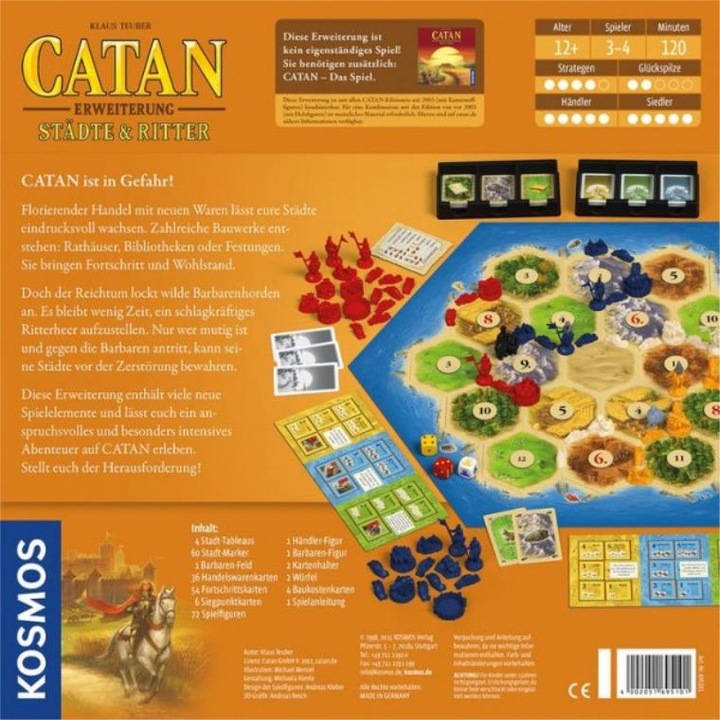 Immagine prodotto Kosmos Catan - Città e Cavalieri (Tedesco)