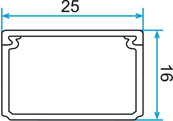 Produktbild Inofix Plasfix 25x16mm mit Deckel (Kabelkanal, 200 cm)