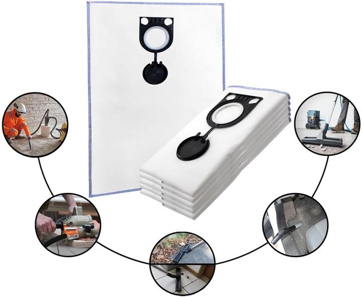 Produktbild MisterVac Staubsaugerbeutel für Metabo (10 x)