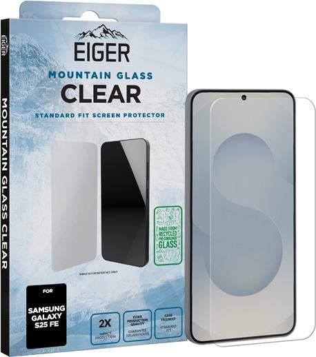 Produktbild Eiger Display-Glas Standard Fit Mountain Glass Clear (1 Stk., Samsung Galaxy S25 FE)